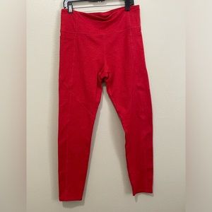 Joy Lab, Leggings, Yoga Active Wear Pants Lightweight Size Medium Red